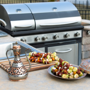 Kitchen and outdoor