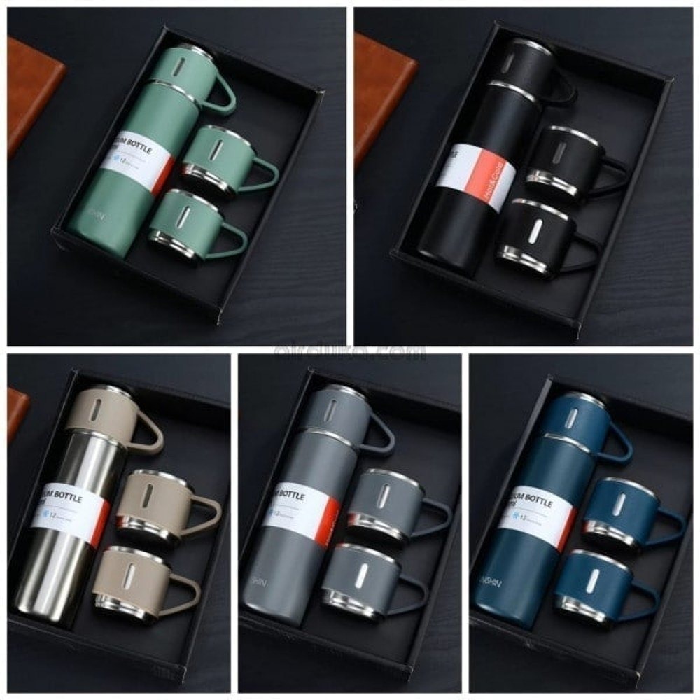 3 IN1 VACCUME FLASK BOTTLE SET