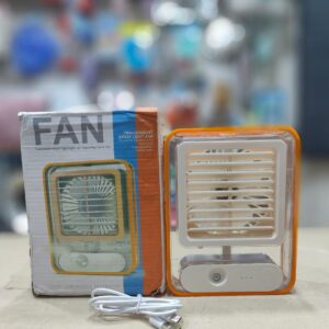 Rechargeable Mist Fan With Light