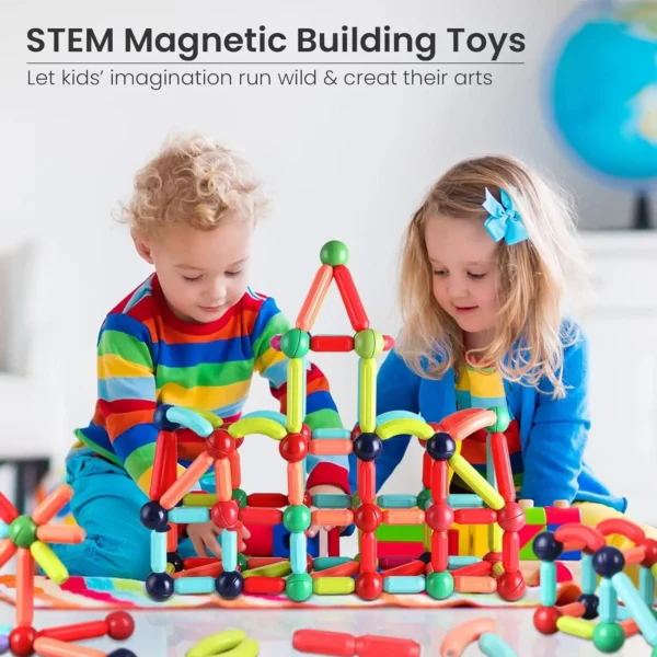 Magnetic Building Blocks For Kids (42 Pcs)