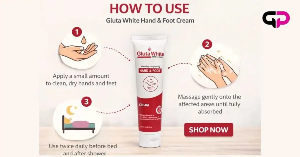 Gluta White (Hand & Foot Cream) - Image 2