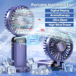Portable Mini Display Hand Fan